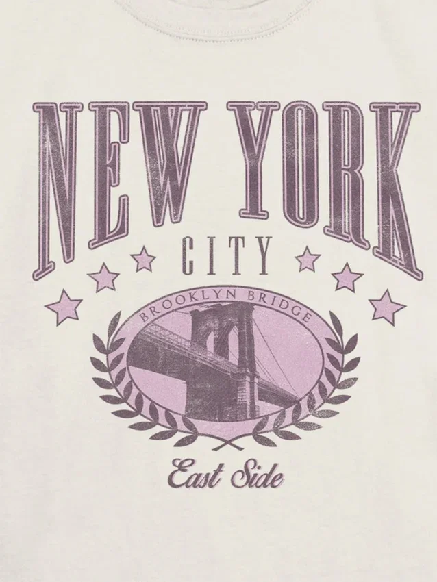 Koszula z nadrukiem dla dzieci „New York College”