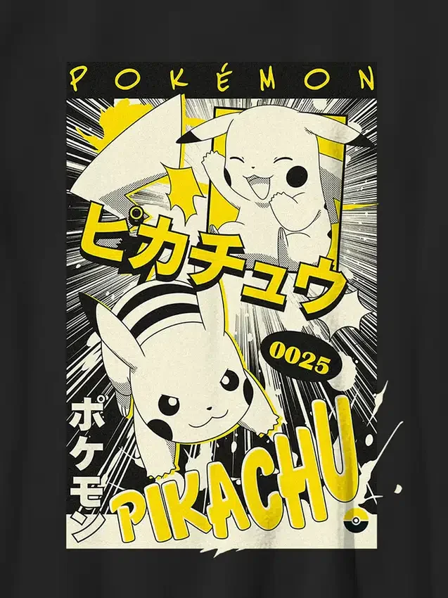Koszula z nadrukiem dla dzieci z Pikachu z serii Pokémon