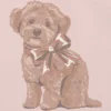 Koszula z nadrukiem „Doggie Bow” dla maluchów