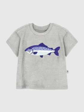 Koszula z nadrukiem „Fish” dla maluchów