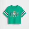 Koszula z nadrukiem i logo Brannan Bear w stylu varsity w oversize’owym kroju dla Niemowląt i Maluchów