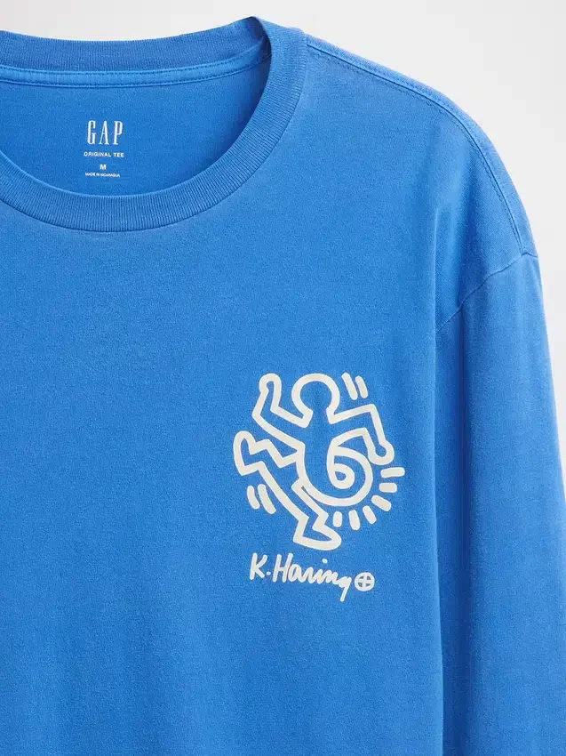 Koszula z nadrukiem Keith Haring o luźnym kroju