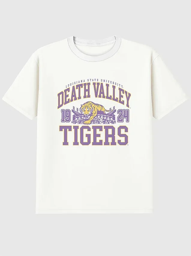 Koszula z nadrukiem „LSU Death Valley Tigers”