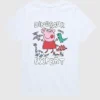 Koszula z nadrukiem „Peppa Pig – ekspert od dinozaurów” dla małych dzieci