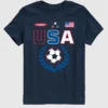 Koszula z nadrukiem piłkarskim dla dzieci „USA Soccer”