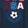 Koszula z nadrukiem piłkarskim dla dzieci „USA Soccer”