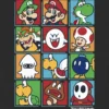 Koszula z nadrukiem postaci z Nintendo w pudełku dla malucha