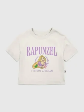 Koszula z nadrukiem „Rapunzel Collegiate” dla maluchów