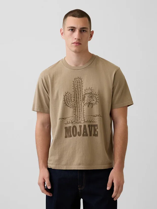 Koszula z nadrukiem „Snoopy Mojave” o luźnym kroju