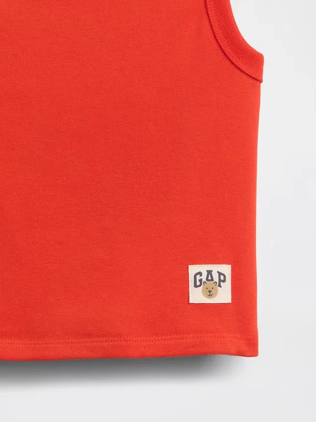 Koszulka bez rękawów dla niemowląt i Maluchów z frotte Vintagesoft