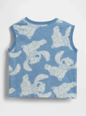 Koszulka bez rękawów z nadrukiem Lilo & Stitch dla Niemowląt i Maluchów