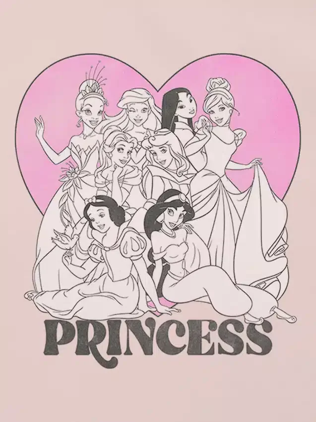 Koszulka dla malucha z nadrukiem „Disney Princess Heart”