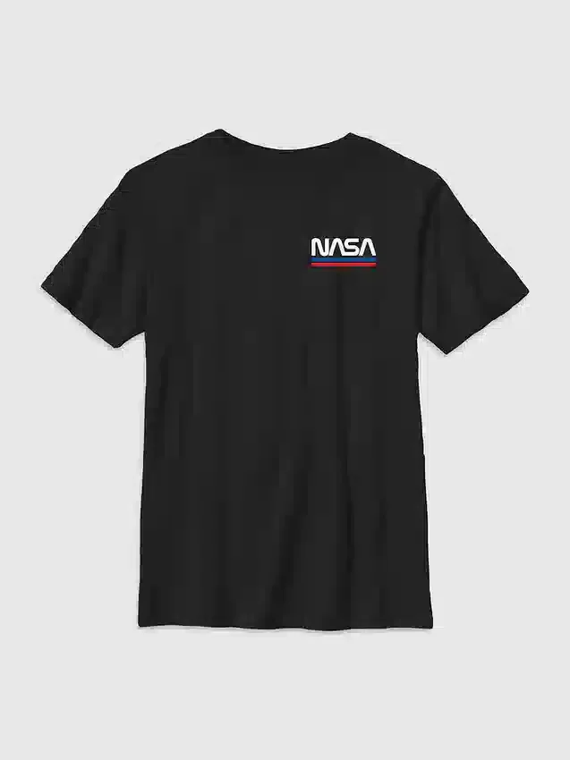 Koszulka dziecięca z haftowanym logo NASA
