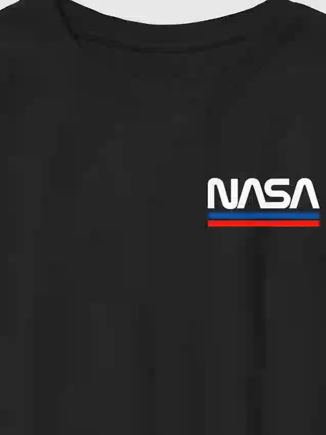 Koszulka dziecięca z haftowanym logo NASA