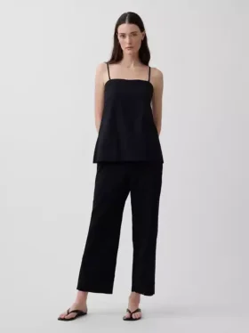 Koszulka na ramiączkach z mieszanki lnu