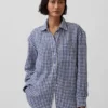 Koszulka oversize ze 100% lnu