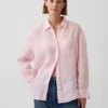 Koszulka oversize ze 100% lnu