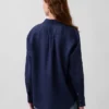 Koszulka oversize ze 100% lnu