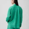 Koszulka oversize ze 100% lnu