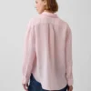 Koszulka oversize ze 100% lnu