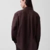 Koszulka oversize ze 100% lnu