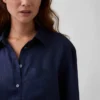 Koszulka oversize ze 100% lnu