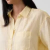 Koszulka oversize ze 100% lnu