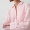 Koszulka oversize ze 100% lnu