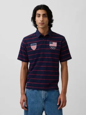Koszulka polo dla dorosłych z motywem Team USA
