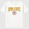 Koszulka z ciemnym nadrukiem przedstawiającym herb Iowa State University