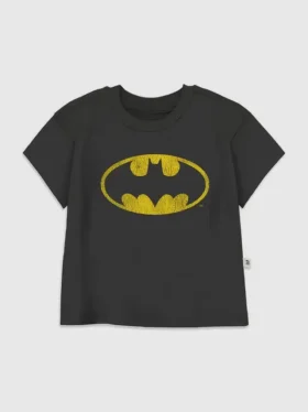 Koszulka z nadrukiem „Batman” z serii DC Comics dla małych dzieci