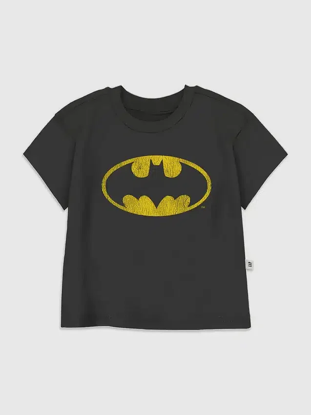 Koszulka z nadrukiem „Batman” z serii DC Comics dla małych dzieci