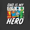 Koszulka z nadrukiem „DC Comics Justice League Hero Dad” dla maluchów