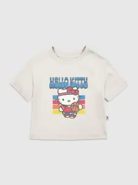 Koszulka z nadrukiem Hello Kitty „Basketball” dla małych dzieci