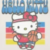 Koszulka z nadrukiem Hello Kitty „Basketball” dla małych dzieci