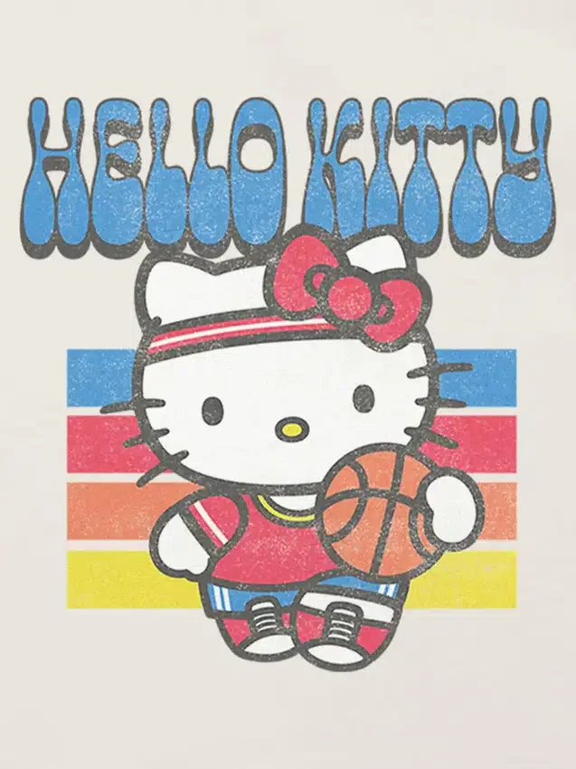 Koszulka z nadrukiem Hello Kitty „Basketball” dla małych dzieci