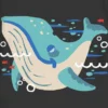Koszulka z nadrukiem „Its a Whale” dla małych dzieci