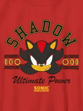 Koszulka z nadrukiem „Sonic the Hedgehog Shadow” dla dzieci