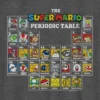 Koszulka z nadrukiem „Tabela okresowa Nintendo” dla dzieci