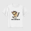 Koszulka z nadrukiem „Where the Wild Things Are” dla małych dzieci