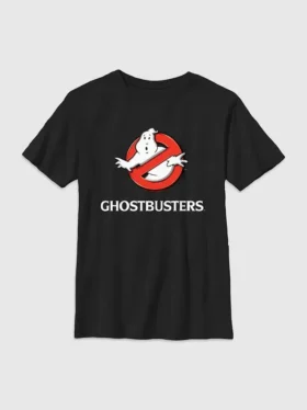 Koszulka z nadrukiem z logo „Ghostbusters” dla dzieci