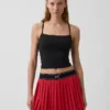 Krótki top GapFit Smooth z wycięciem na plecach