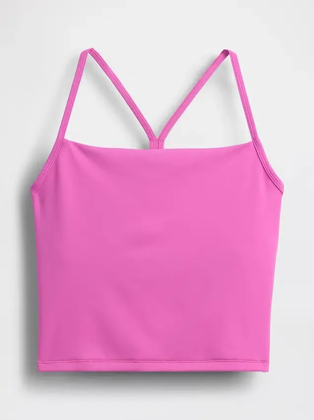 Krótki top GapFit Smooth z wycięciem na plecach