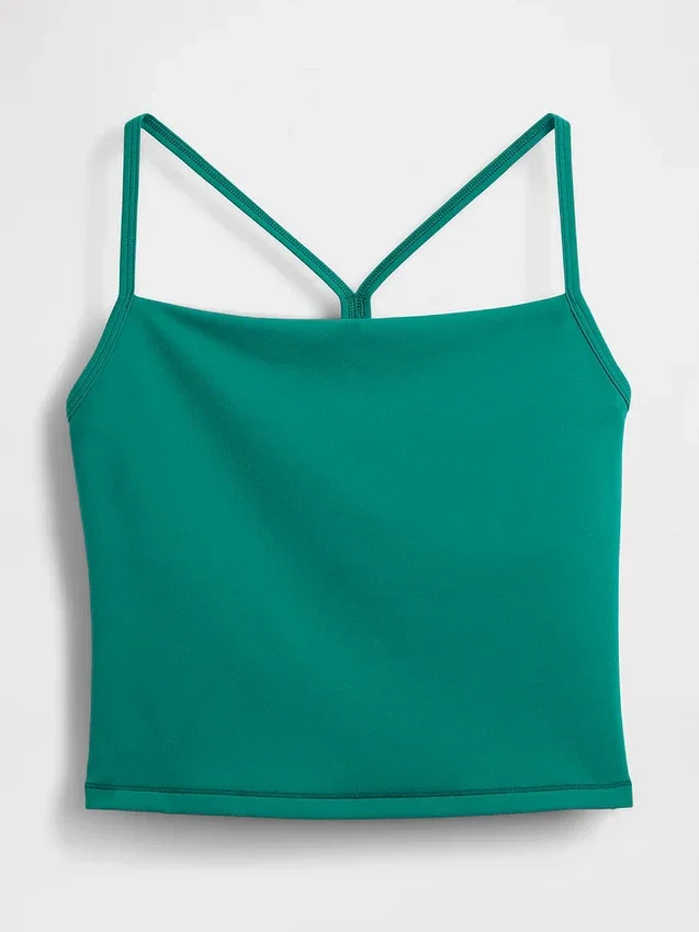 Krótki top GapFit Smooth z wycięciem na plecach