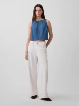 Krótki top z dżinsu