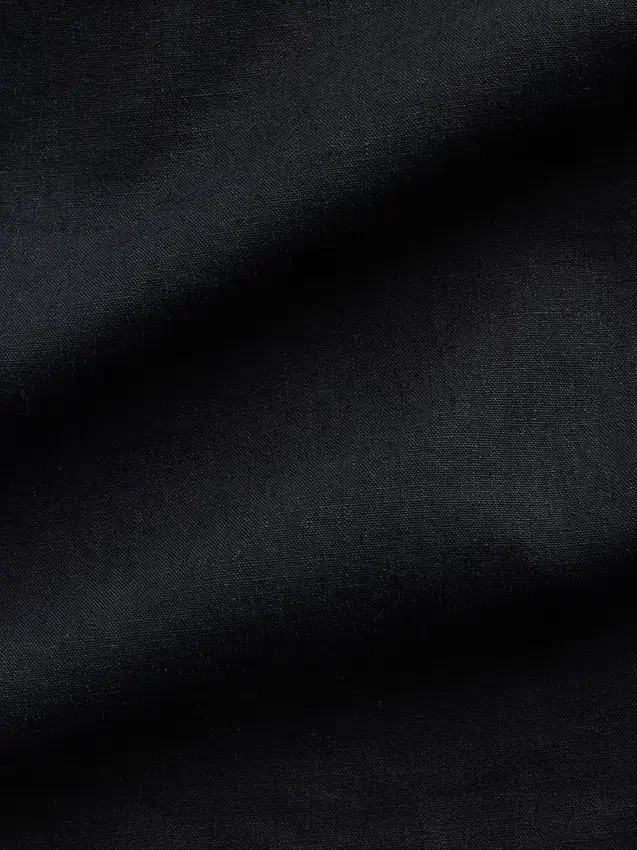 Krótki top z mieszanki lnu