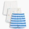 Krótkie szorty z bawełny organicznej „Baby First Favorites” (pakiet 3 szt.)
