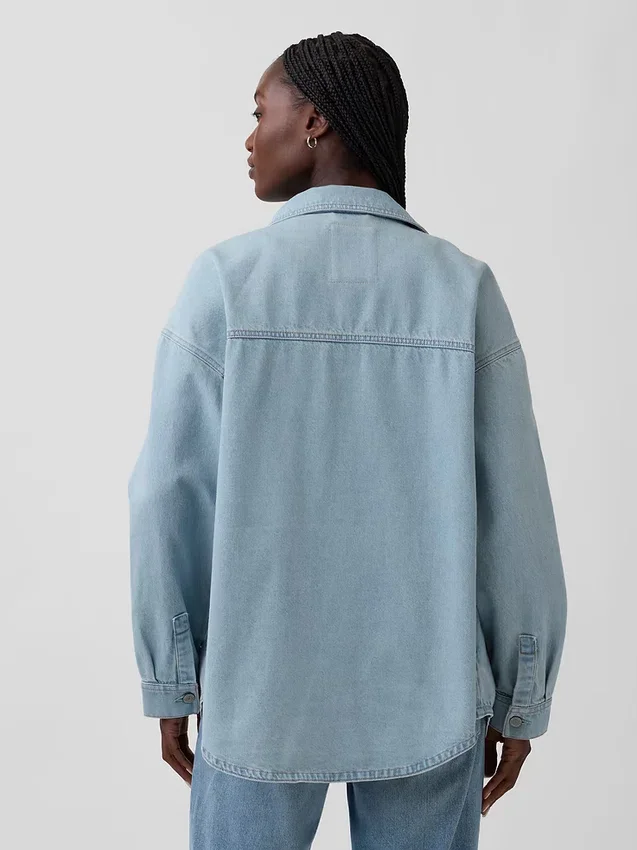Kurtka dżinsowa w stylu oversize dla mężczyzn