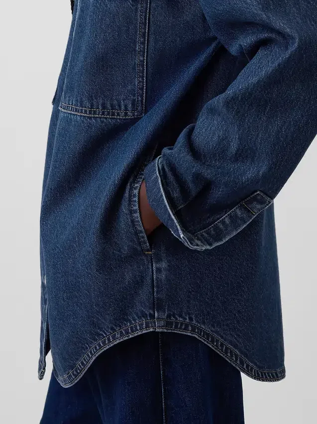 Kurtka dżinsowa w stylu oversize dla mężczyzn