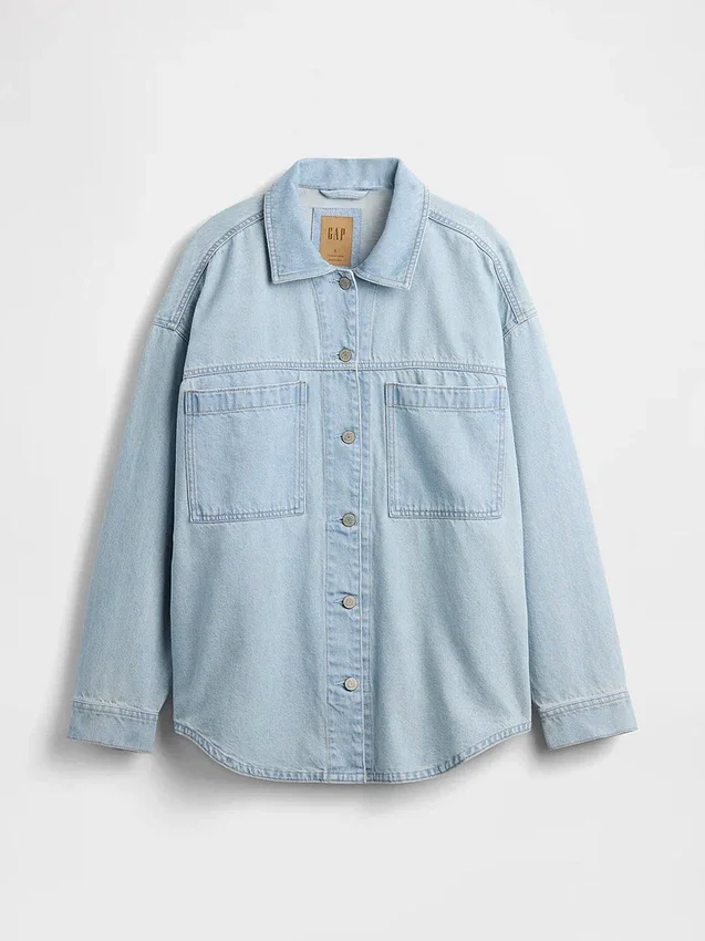 Kurtka dżinsowa w stylu oversize dla mężczyzn